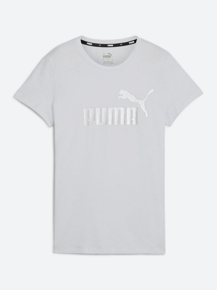 Футболка PUMA Ess+ Metallic Logo Tee #1