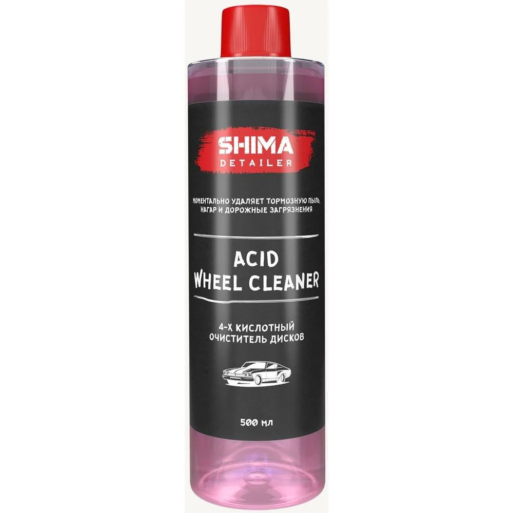 Очиститель дисков SHIMA DETAILER ACID WHEEL CLEANER 4-х кислотный, 500 мл  #1