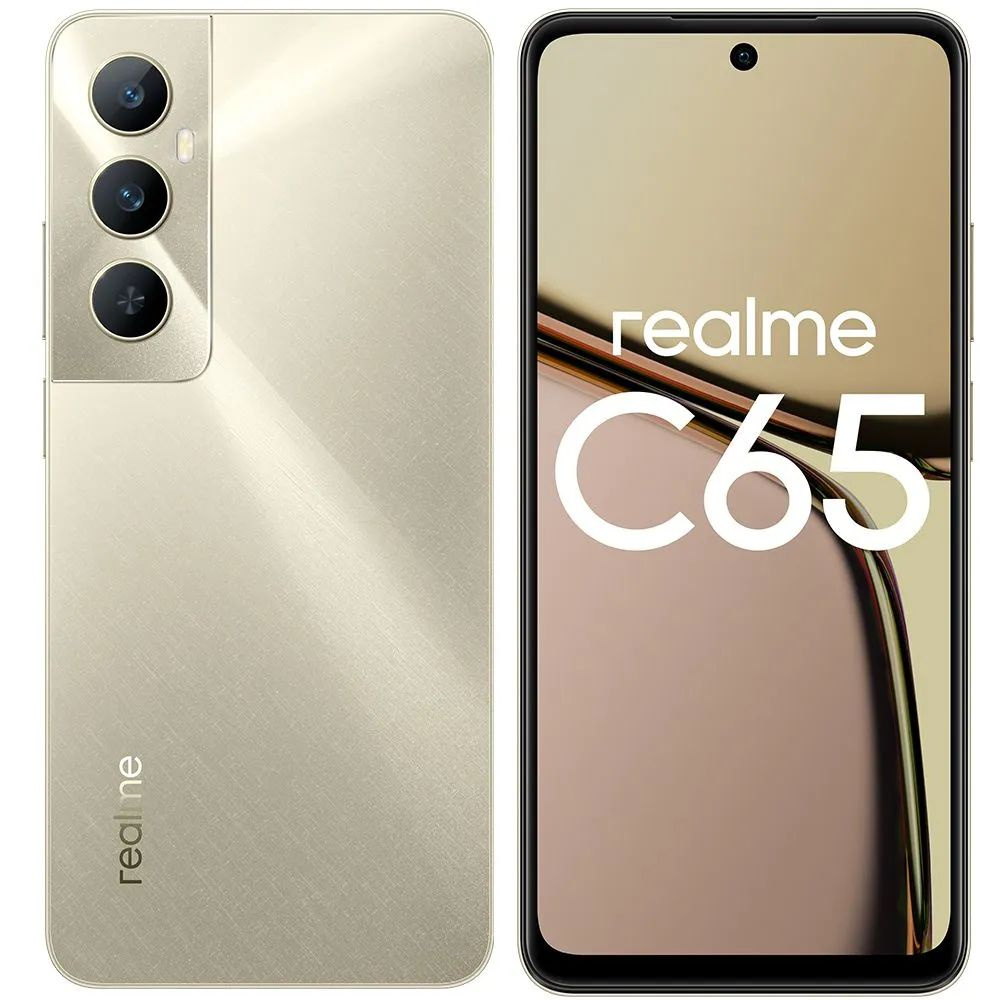 realme Смартфон c65 Ростест (EAC) 6/128 ГБ, золотой #1