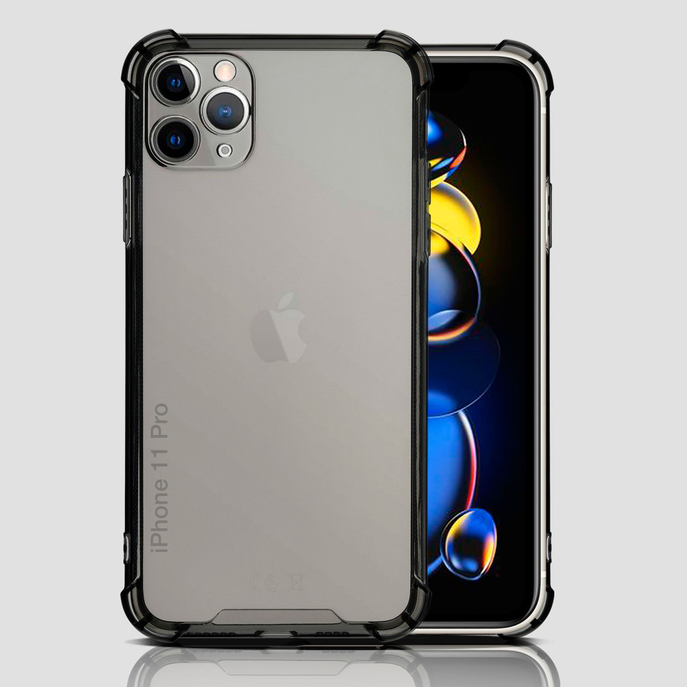 Чехол для смартфона Apple iPhone 11 Pro силиконовый прозрачный противоударный с защитой камеры, бампер #1