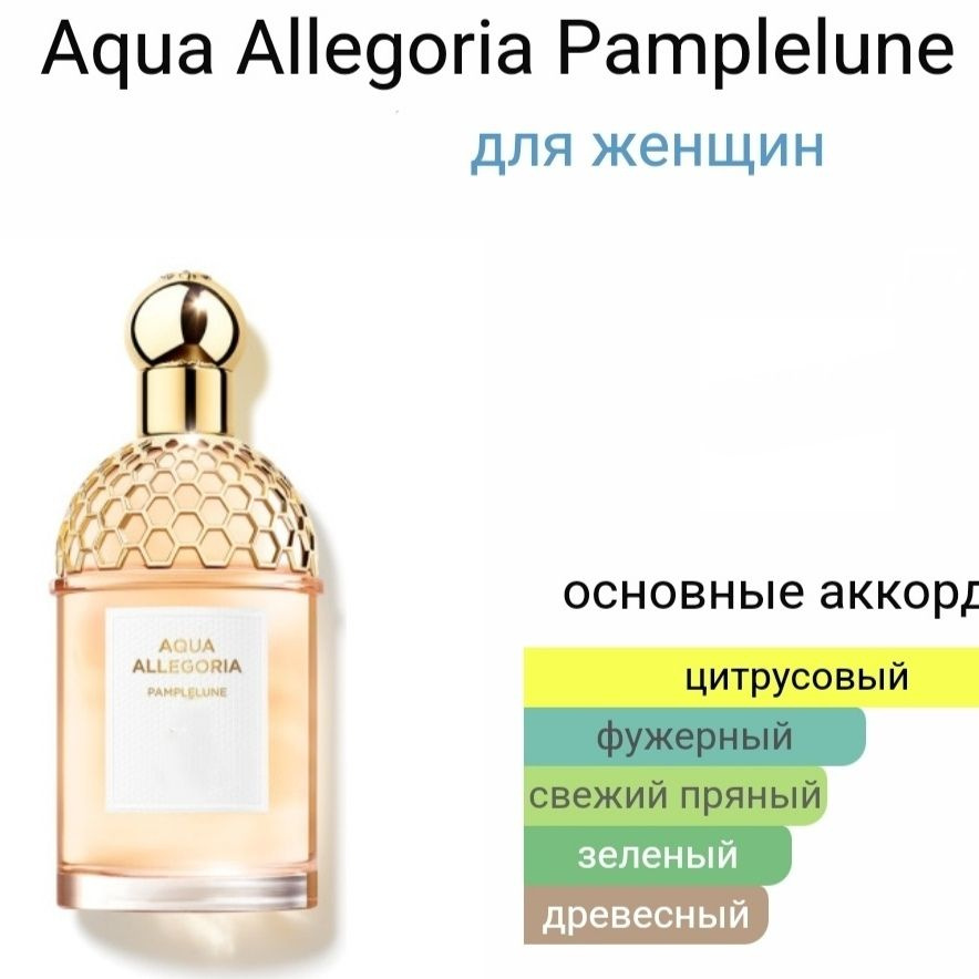 Духи по мотивам Aqua Allegoria Pamplelune 10 мл #1