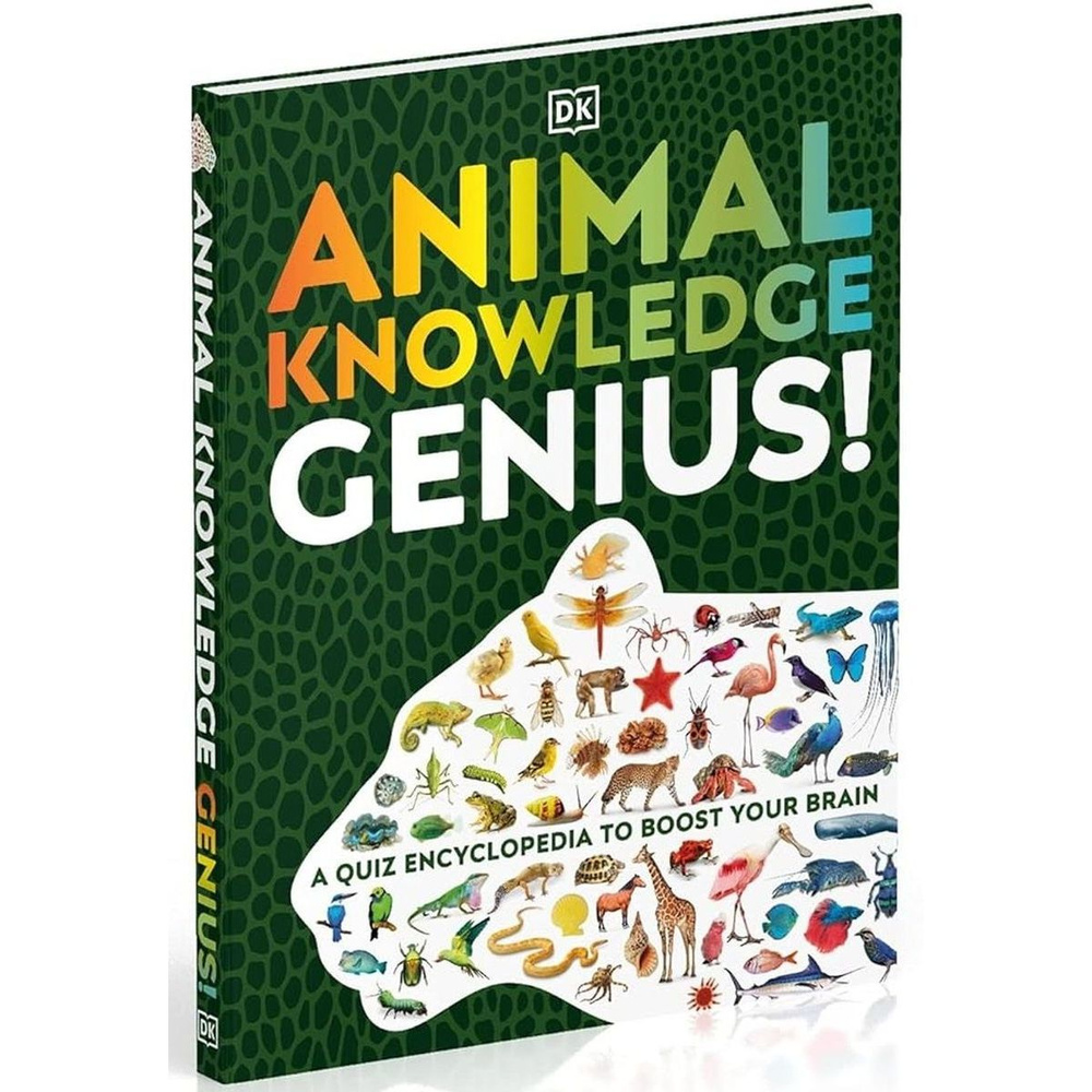 Animal Knowledge Genius A Quiz Encyclopedia to Boost Your Brain "энциклопедия-викторина о животных" иллюстрированное #1