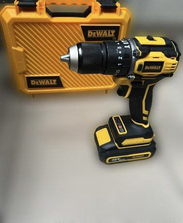 Dewalt Шуруповерт аккумуляторный бесщеточный, Дрель-шуруповёрт ударный, с двумя аккумуляторами 48В, 80 #1