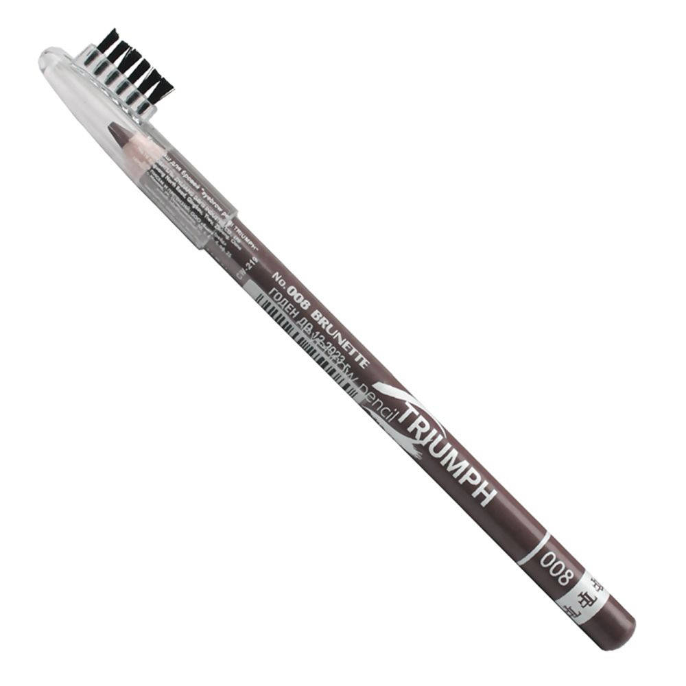 Triumph Карандаш для бровей Eyebrow Pencil тон 008 брюнет #1