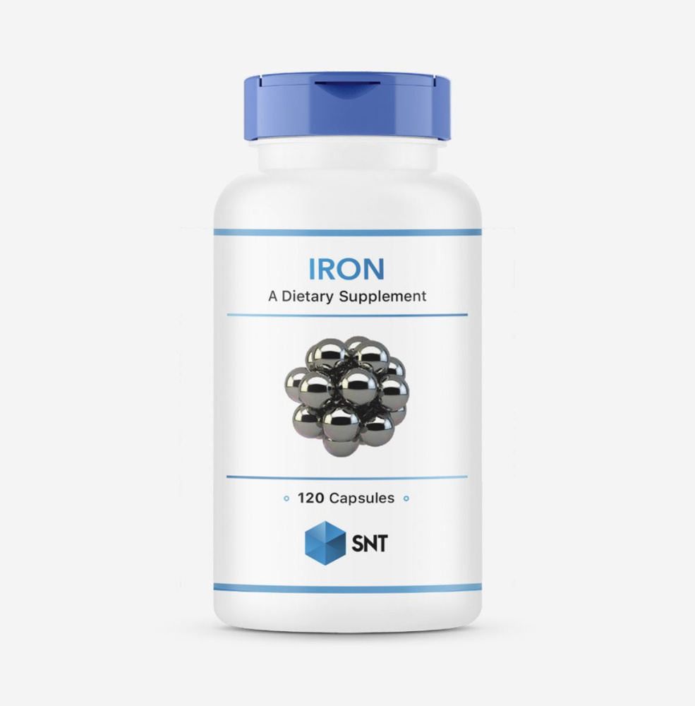 SNT, Iron 36 mg, Железо 36 мг, 120 капсул #1