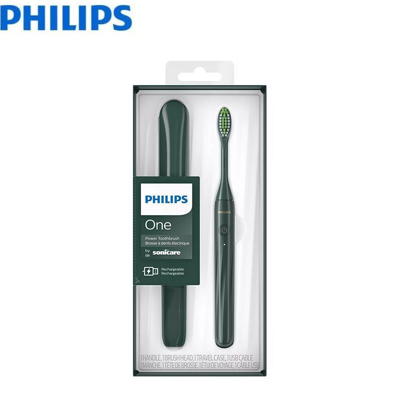 Philips Электрическая зубная щетка HY1200, зеленый #1