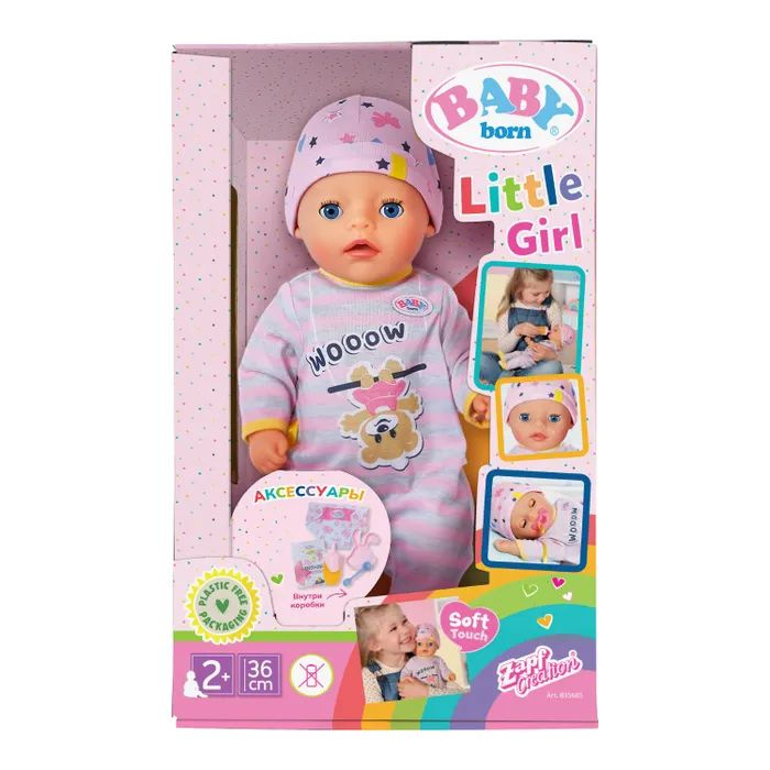 Игрушка Baby Born Кукла Маленькая девочка интерактивная 36см 42000  #1