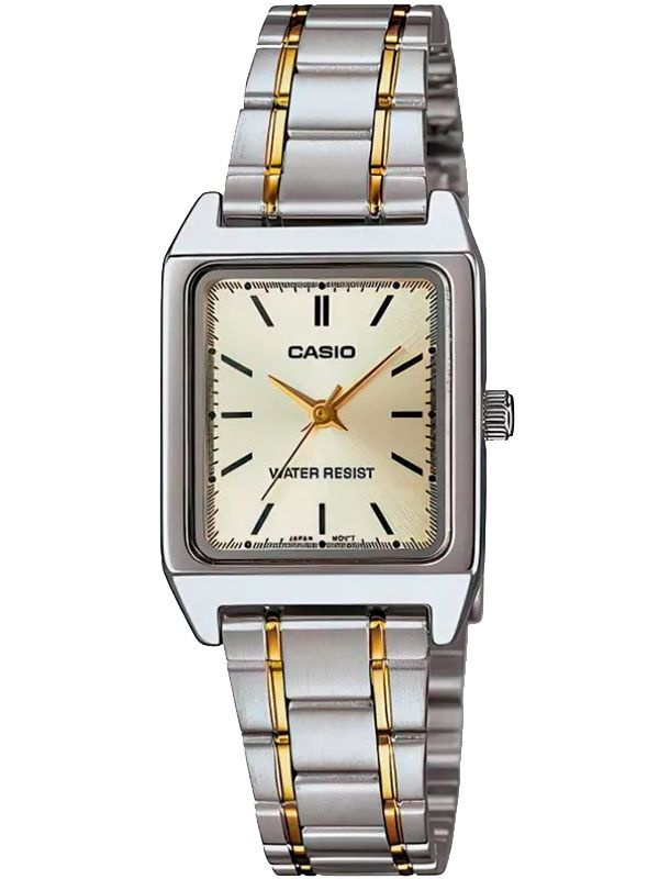 Кварцевые женские наручные часы Casio Collection LTP-V007SG-9E на металлическом браслете  #1