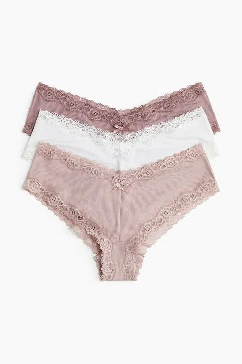 Комплект трусов хипстеры H&M Ladies Briefs, 3 шт #1