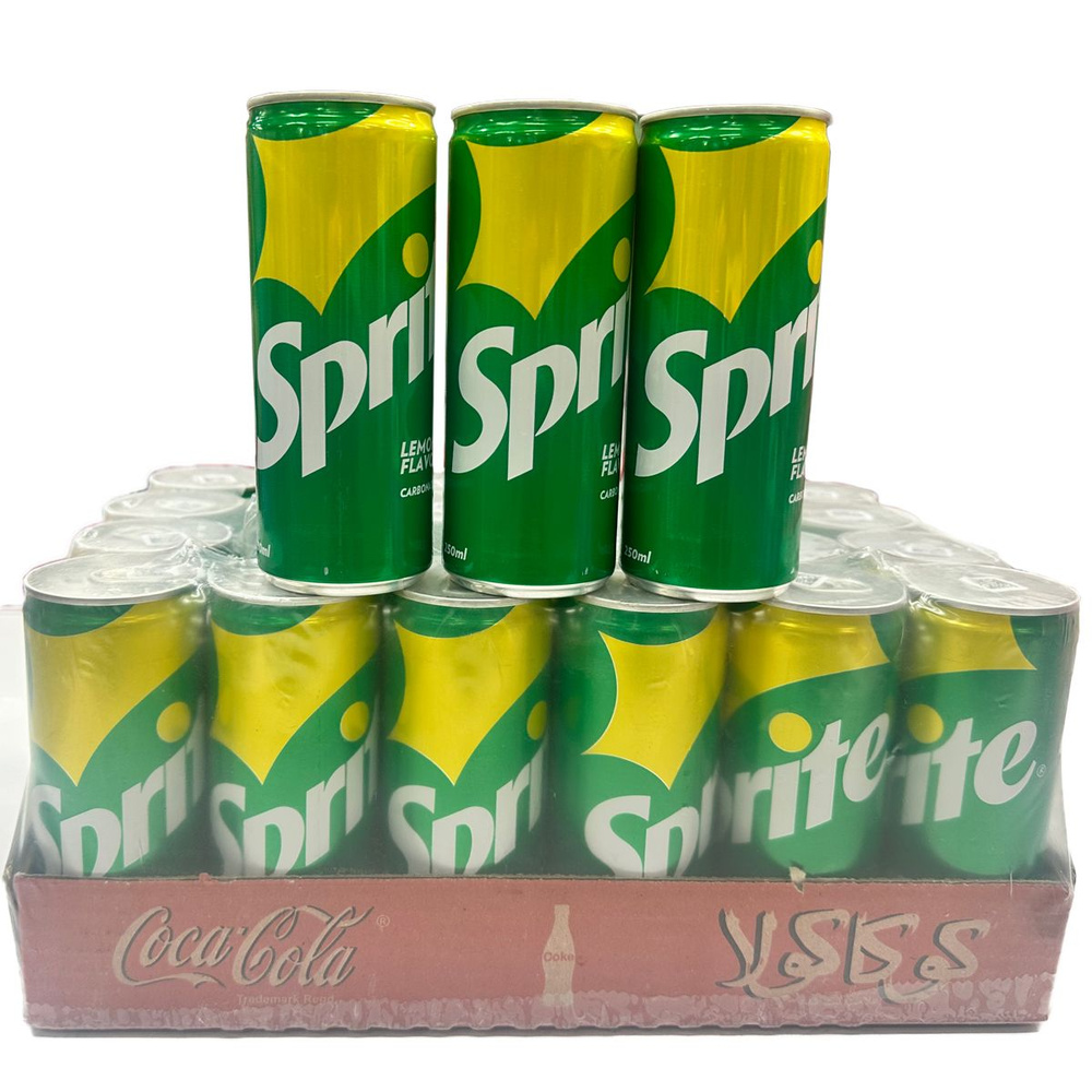 Напиток газированный Sprite Лимон, лайм 250мл, 24 банки #1