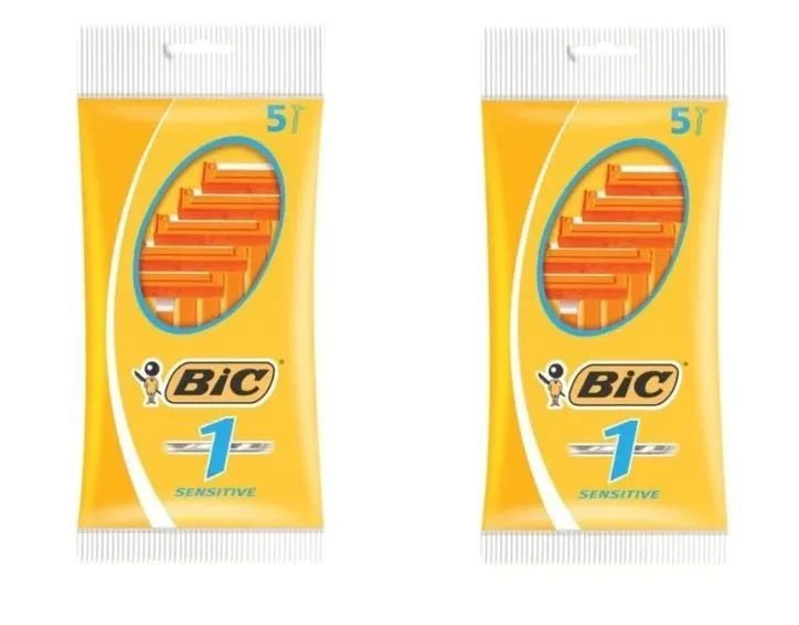 Мужская бритва одноразовая BIC Sensitive 5 шт х 2 уп. / 10 шт #1