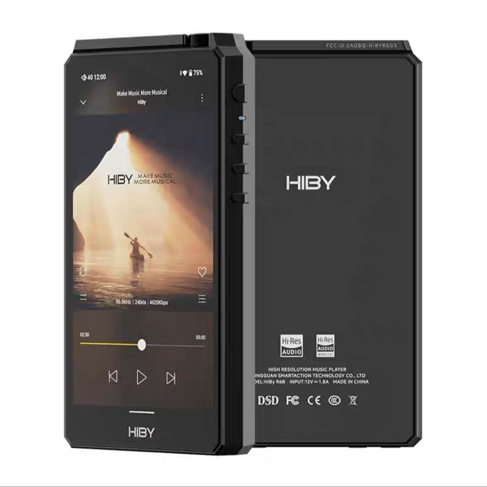 HiBy MP3-плеер HiBy R6 Gen III 64 ГБ, черный #1