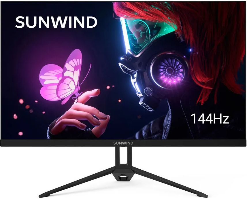 SUNWIND 27" Монитор SUN-M27BA108, черный #1