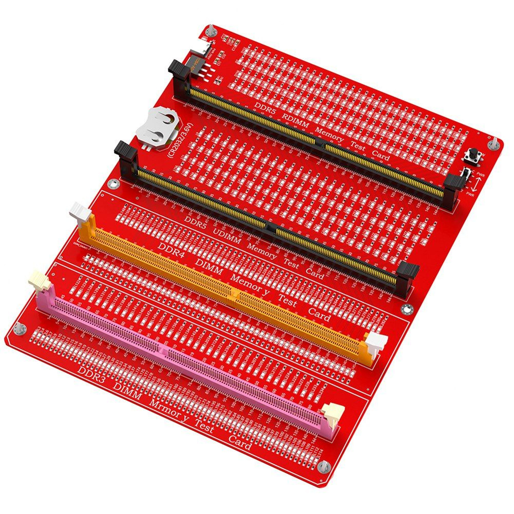 3 в 1 комбинированный тестер памяти DDR3/4/5 RDIMM/UDIMM, тестовая карта для настольного компьютера со #1