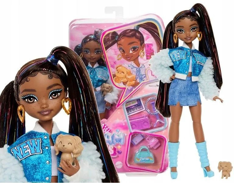 Кукла Mattel Barbie Dream Besties - Кукла Бруклин с аксессуарами - Барби HYC22  #1