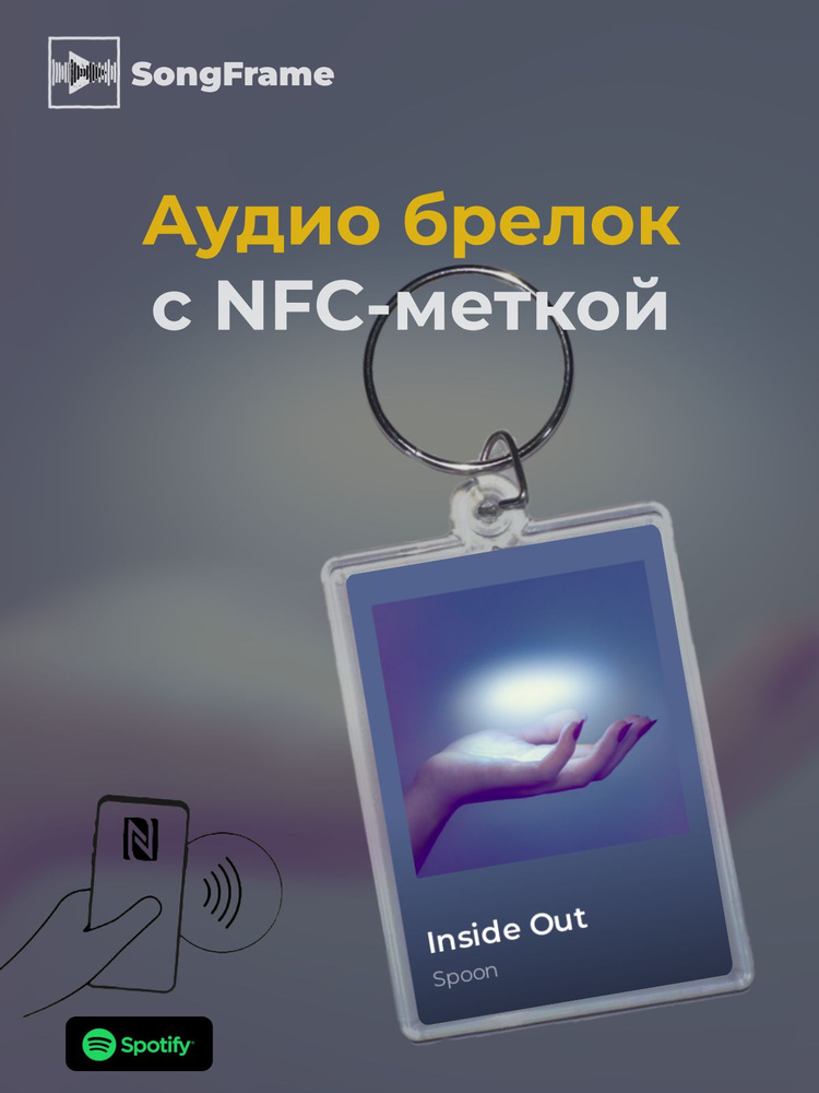 Брелок Spotify с NFC Трек: Spoon - Inside Out #1