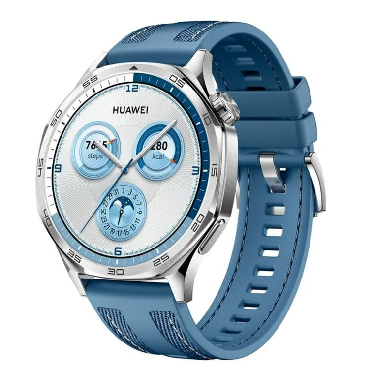 HUAWEI Умные часы GT 5, 46mm, Blue Woven Strap #1