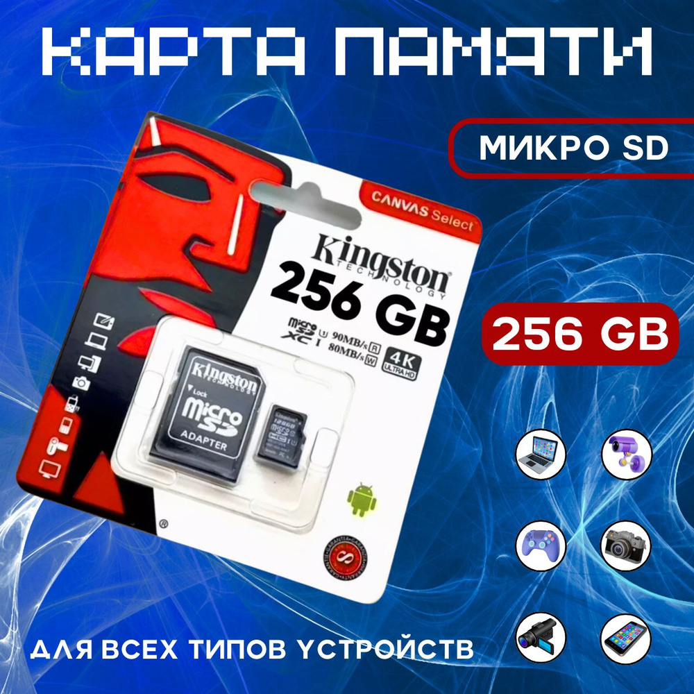 Карта памяти Canvas Select Plus 256 ГБ #1