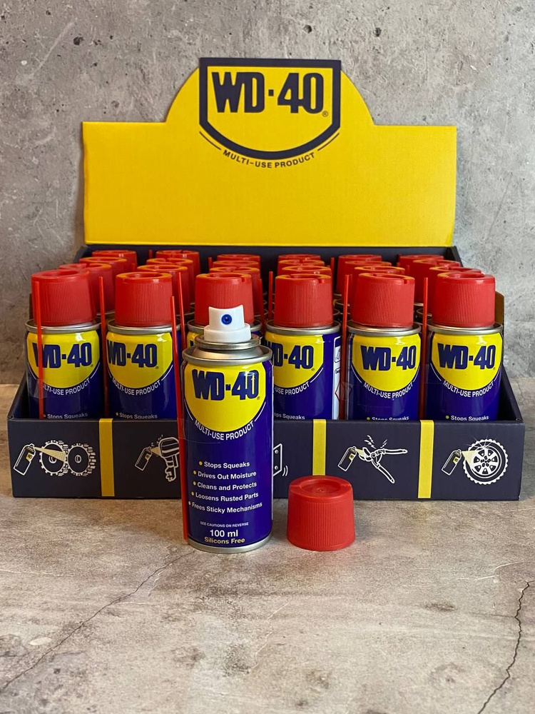 WD-40 Смазка Проникающая, 100 мл, 24 шт. #1