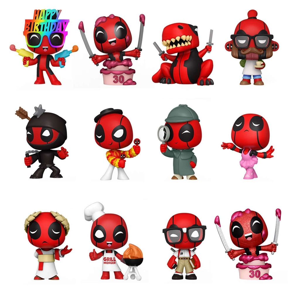 Фигурка Funko Mystery Minis Marvel Deadpool 30th 1 штука (из 12) 55210 #1