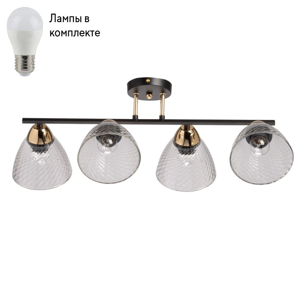 Потолочный светильник с лампочками DeMarkt 635017504+Lamps #1