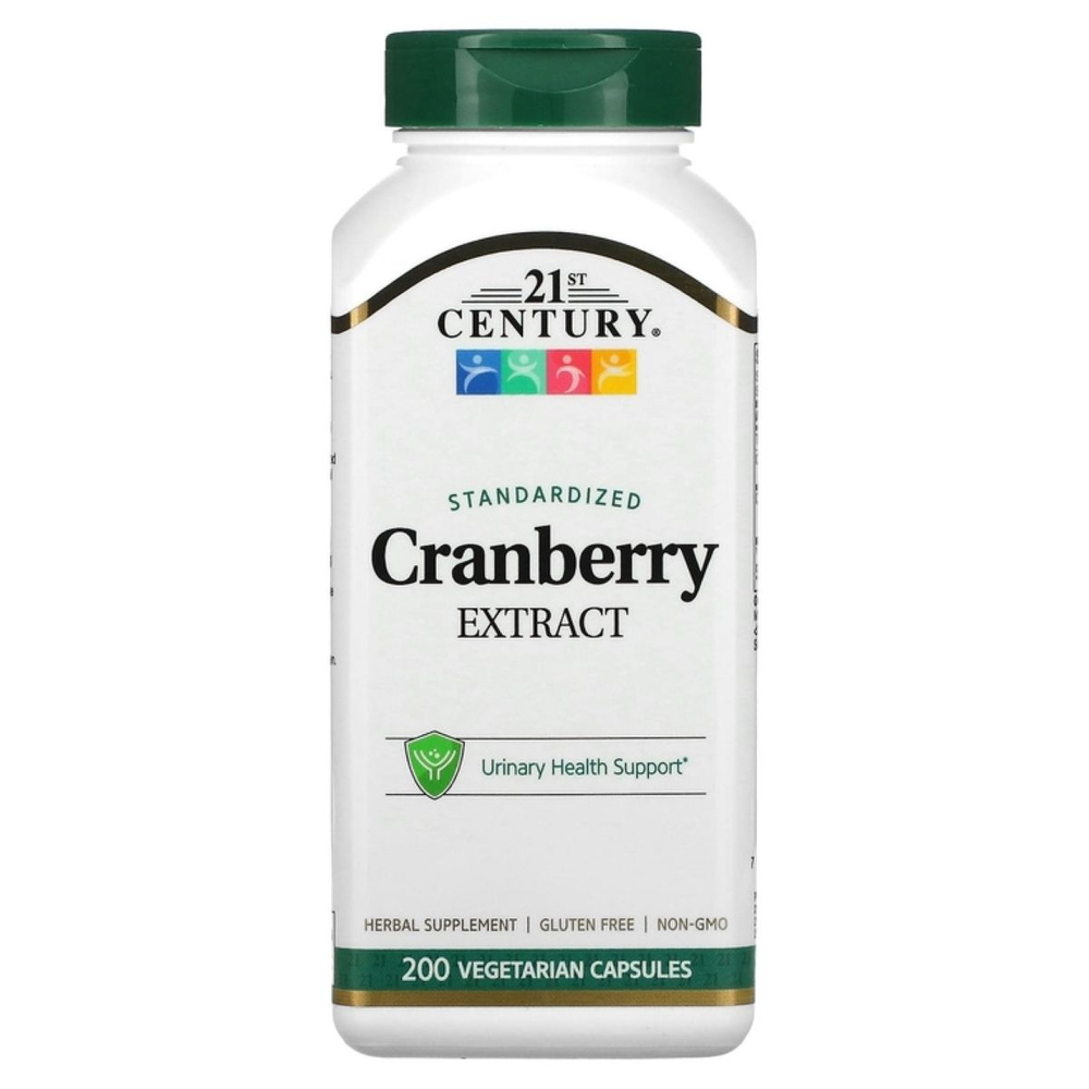 Экстракт клюквы, 21st Century Cranberry Extract 200 капсул #1