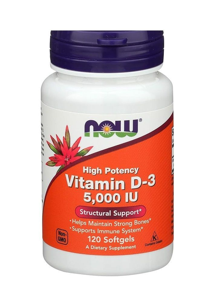 Vitamin D-3 5,000IU 120 капсул #1