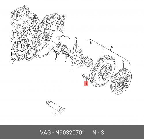 Болт AUDI/VW #1