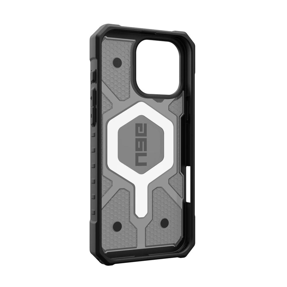 Защитный композитный чехол с поддержкой MagSafe UAG Pathfinder Clear для iPhone 16 Pro Max (Прозрачный #1