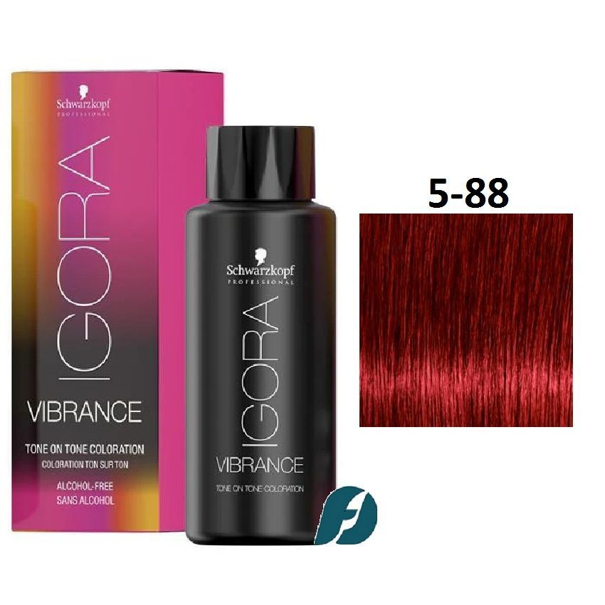 Schwarzkopf Professional Igora Vibrance 5-88 Краска для волос - Светлый коричневый красный экстра, 60мл #1