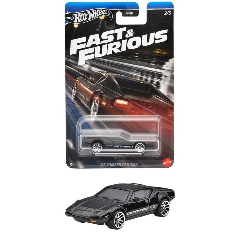 Машинка коллекционная Mattel Hot Wheels 2024 HNR88 Fast & Furious De Tomaso Pantera  #1