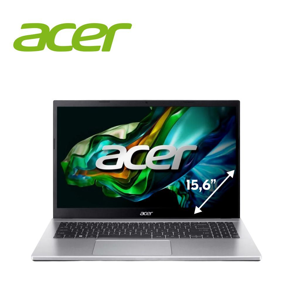 Acer Aspire 3 Ноутбук 15.6", AMD Ryzen 5 5500U, RAM 16 ГБ, SSD 512 ГБ, AMD Radeon Graphics, Без системы, #1