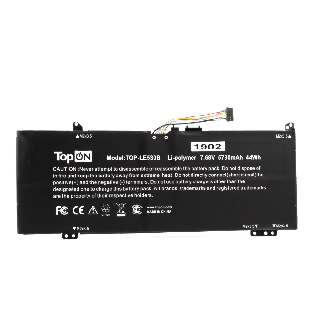 TopON Аккумулятор для ноутбука Lenovo 5730 мАч, (L17M4PB0, L17C4PB0, 5B10Q16066, 5B10W67428, 5B10Q16067) #1