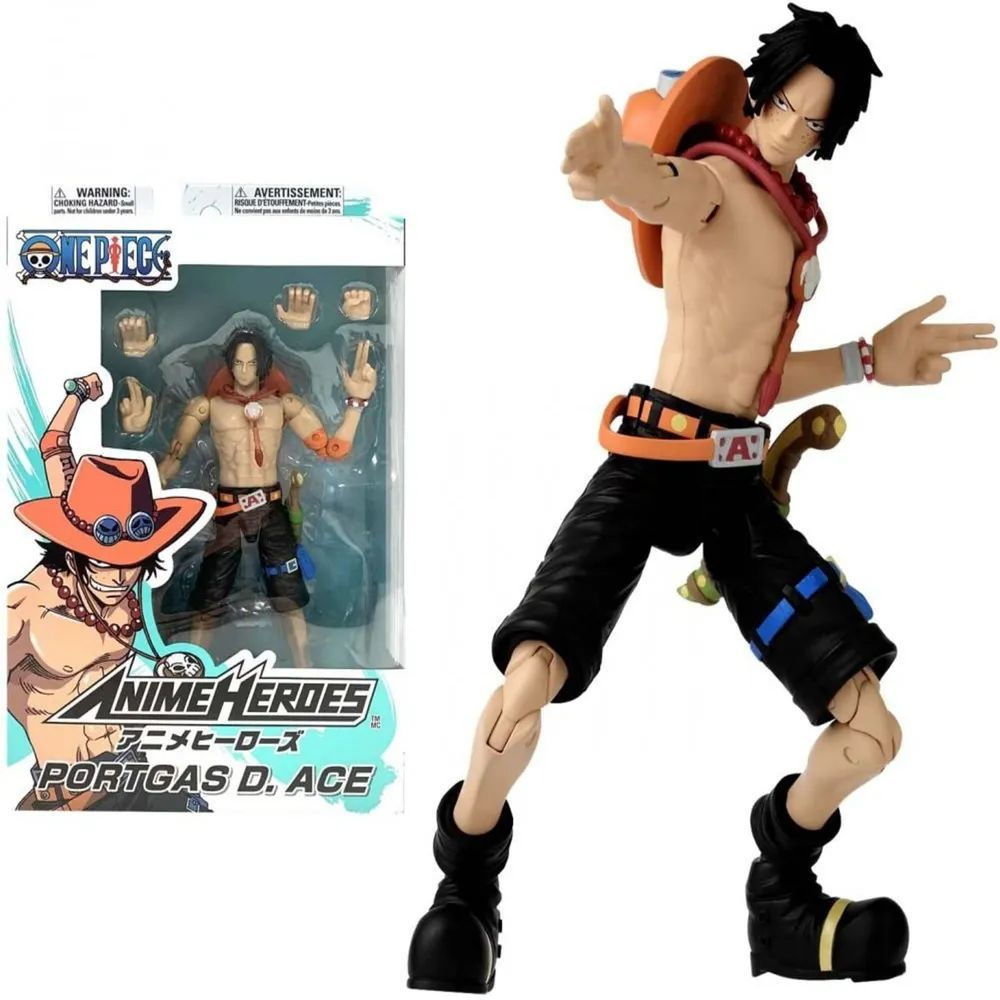 Фигурка Portgas D. Ace Anime Heroes Bandai / Игрушка Портгас Д. Эйс Ван Пис  #1