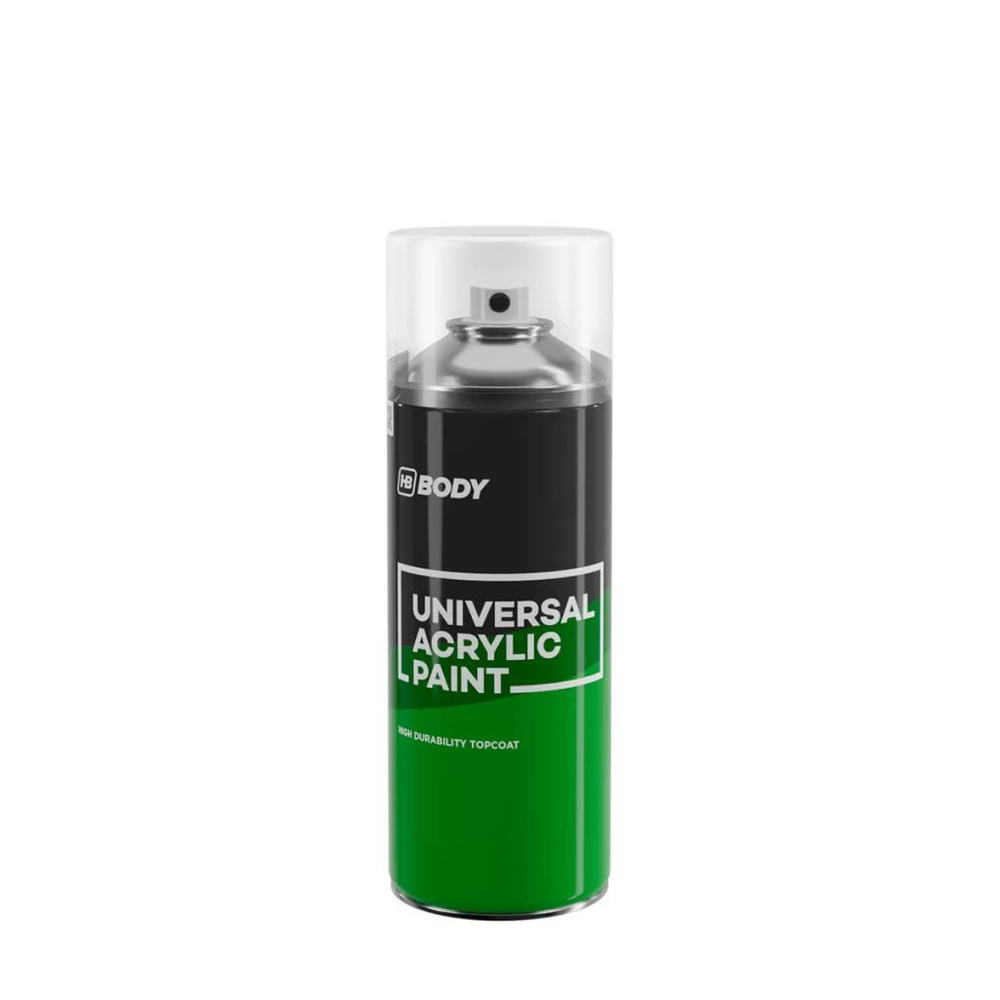 Краска HB BODY UNIVERSAL ACRYLIC PAINT, прозрачный, аэрозоль, 400мл #1