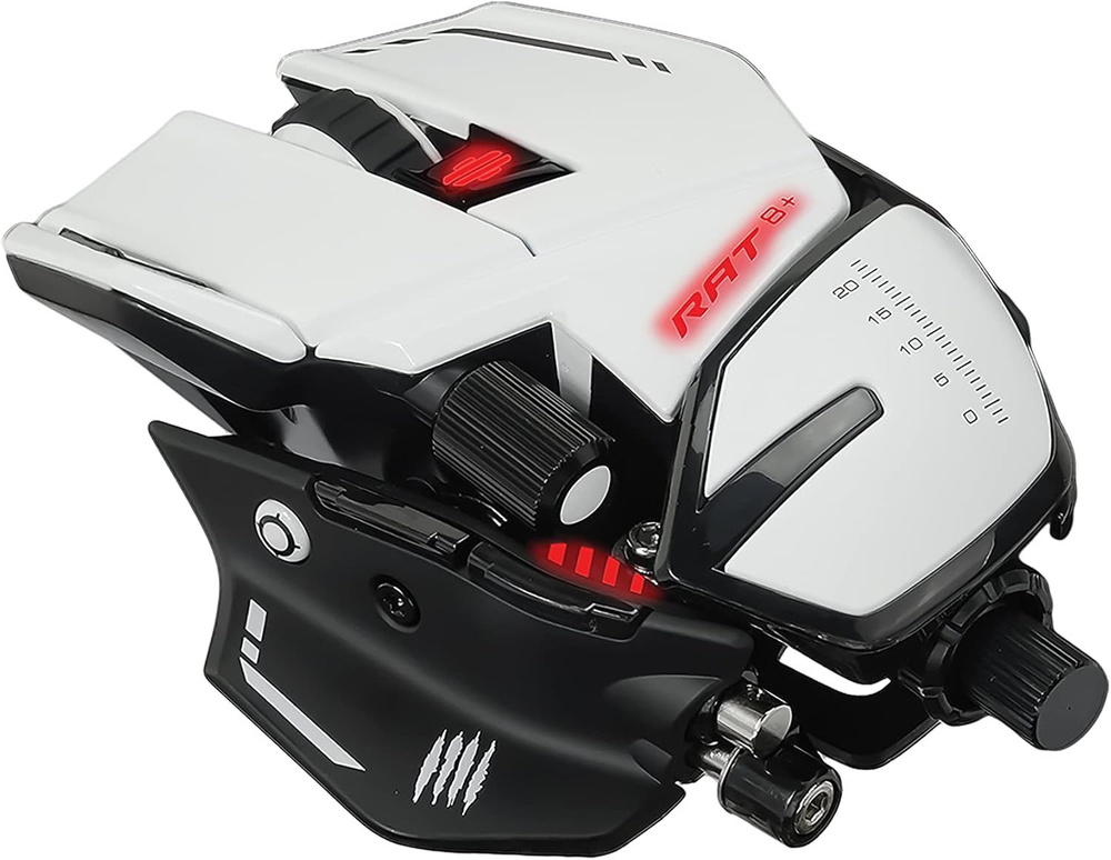 Mad Catz Игровая мышь R.A.T._R.A.T. 8+ WHITE #1