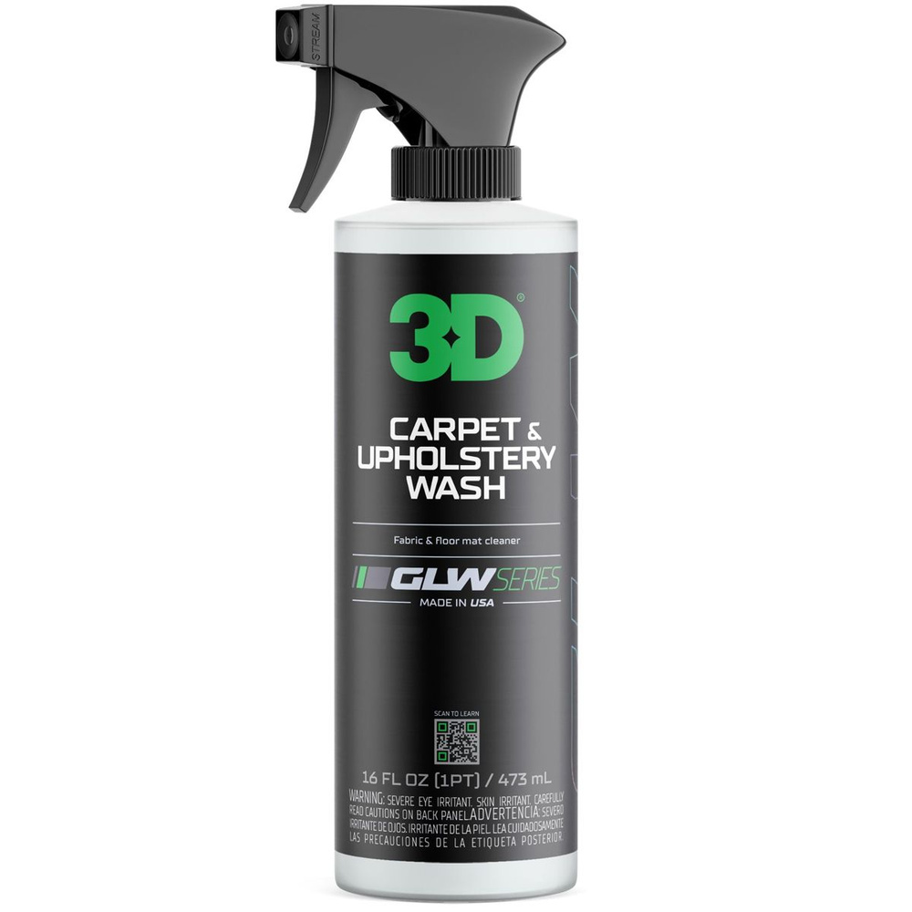 очиститель текстиля и ковров Carpet & Upholstery Wash серия GLW 3D (спрей, 473мл)  #1