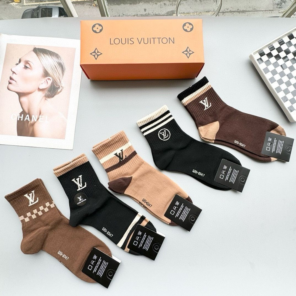 Носки Louis Vuitton Socks, 5 пар #1