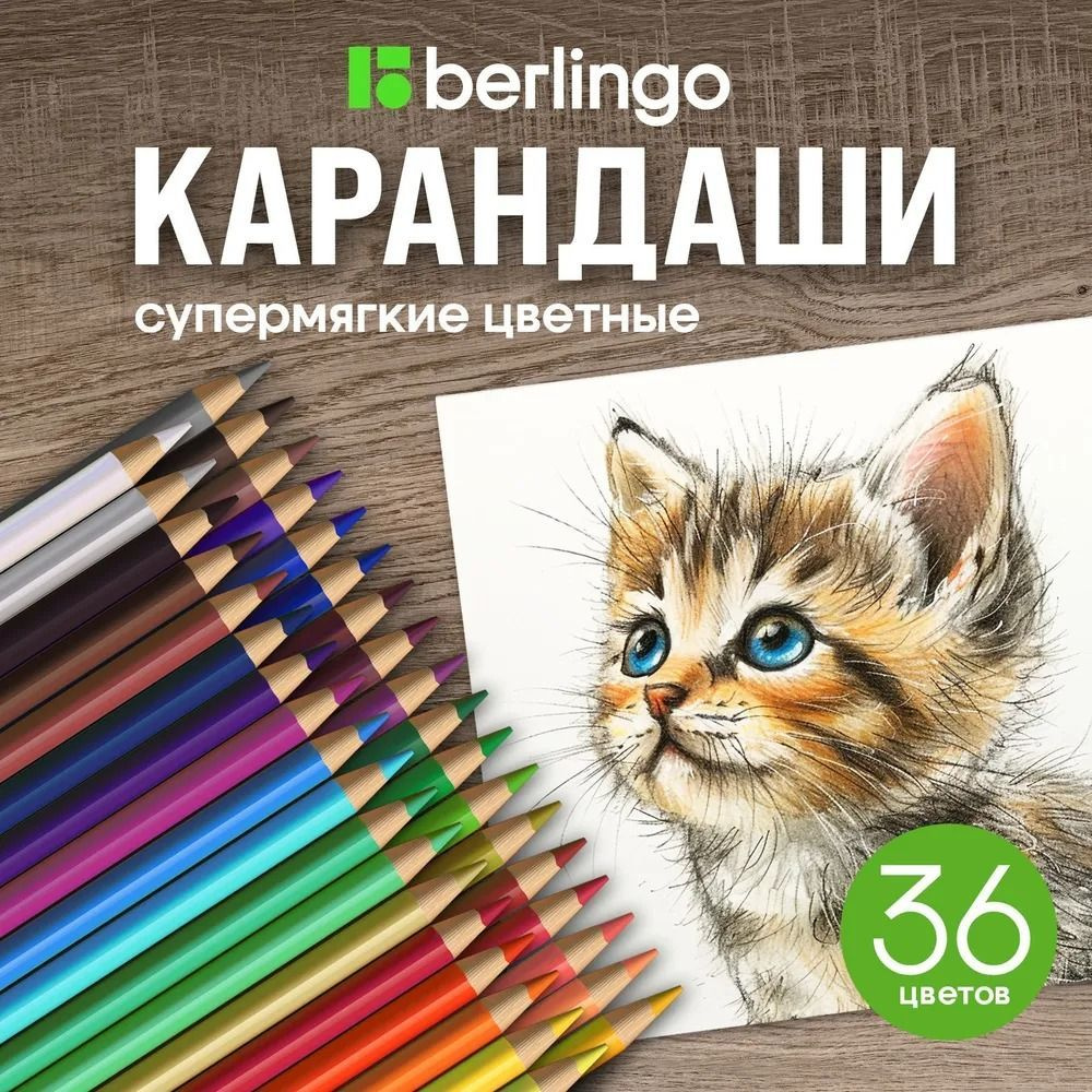 Berlingo Набор карандашей, вид карандаша: Цветной, 36 шт. #1