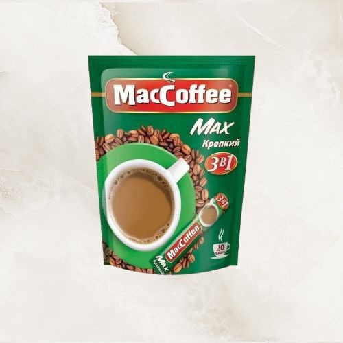 Напиток кофейный растворимый 3в1 MacCoffee Max Крепкий 20x16г #1