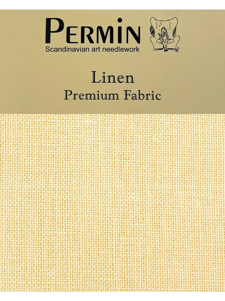 Канва Permin Linen 28 ct. (35x50 см., цвет 21) 100% лен #1