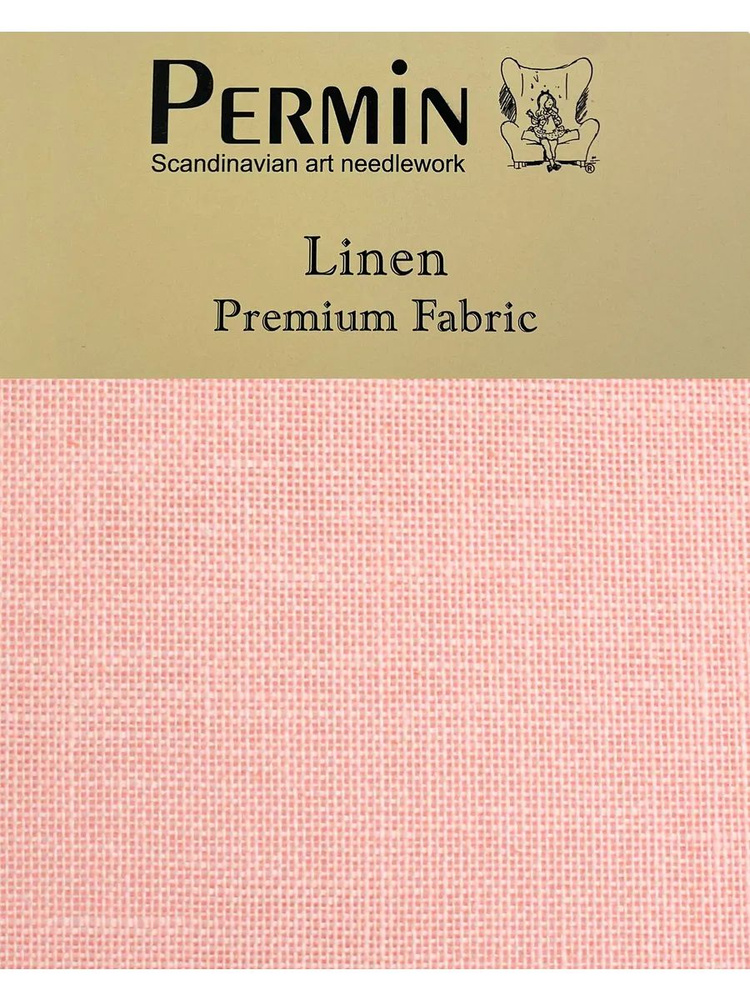 Канва Permin Linen 28 ct. (35x50 см., цвет 302) 100% лен #1