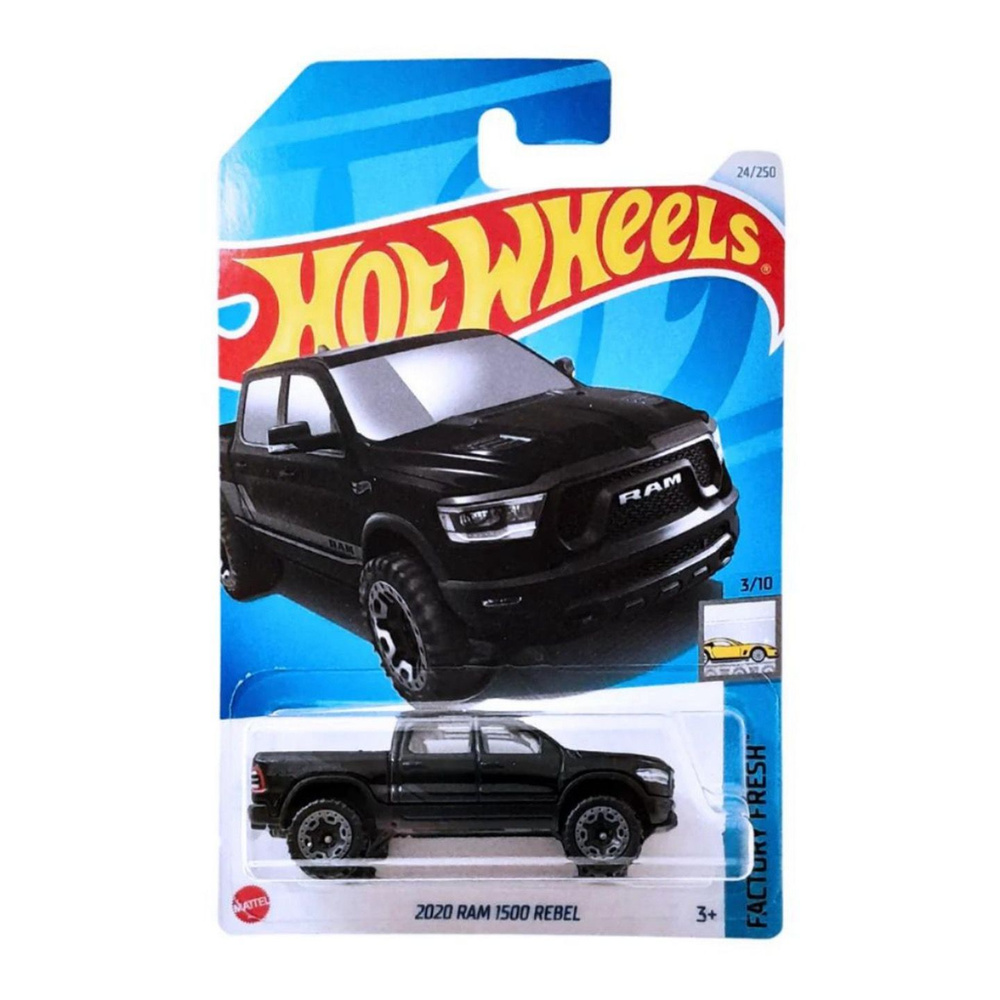 HTD63 Hot Wheels машинка металлическая игрушка коллекционная масштабная модель 2020 RAM 1500 Rebel Кейс #1