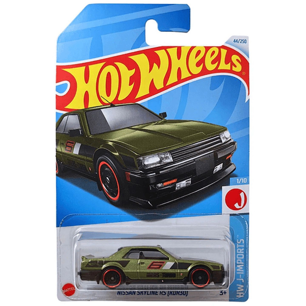 HTD06 Hot Wheels машинка металлическая игрушка коллекционная масштабная модель Nissan Skyline RS Кейс #1