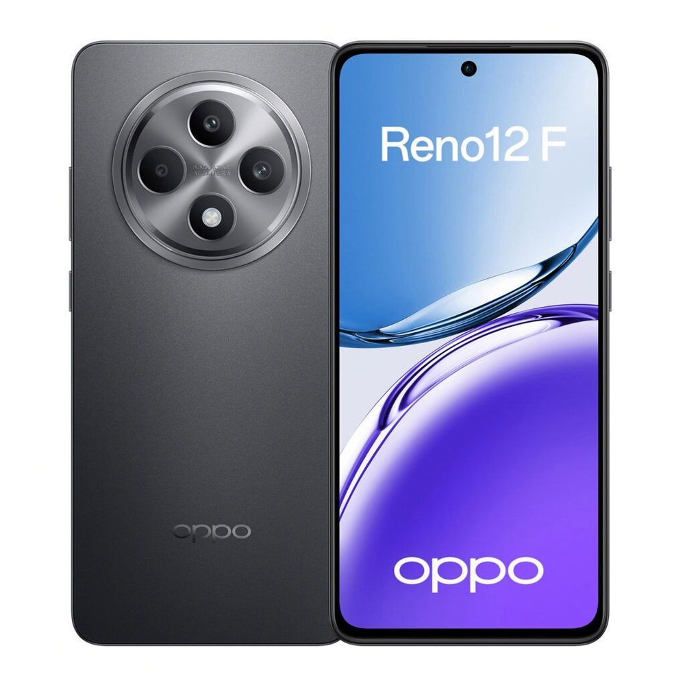 OPPO Смартфон Смартфон OPPO Reno 12 F 8/512 ГБ, серый, темно-серый #1