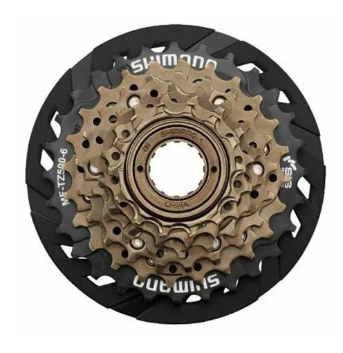 Трещотка MF-TZ500-CP Shimano (14-16-18-21-24-28 зубьев) 6 скоростей, с защитой цепи  #1