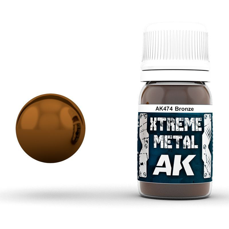 Краска металлик AK Interactive XTREME METAL BRONZE 30ML #1