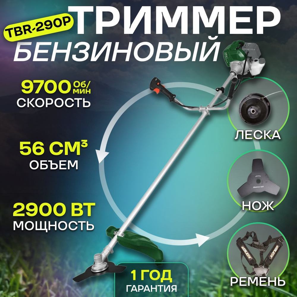 Триммер бензиновый Oasis ECO 290P 56см3 #1