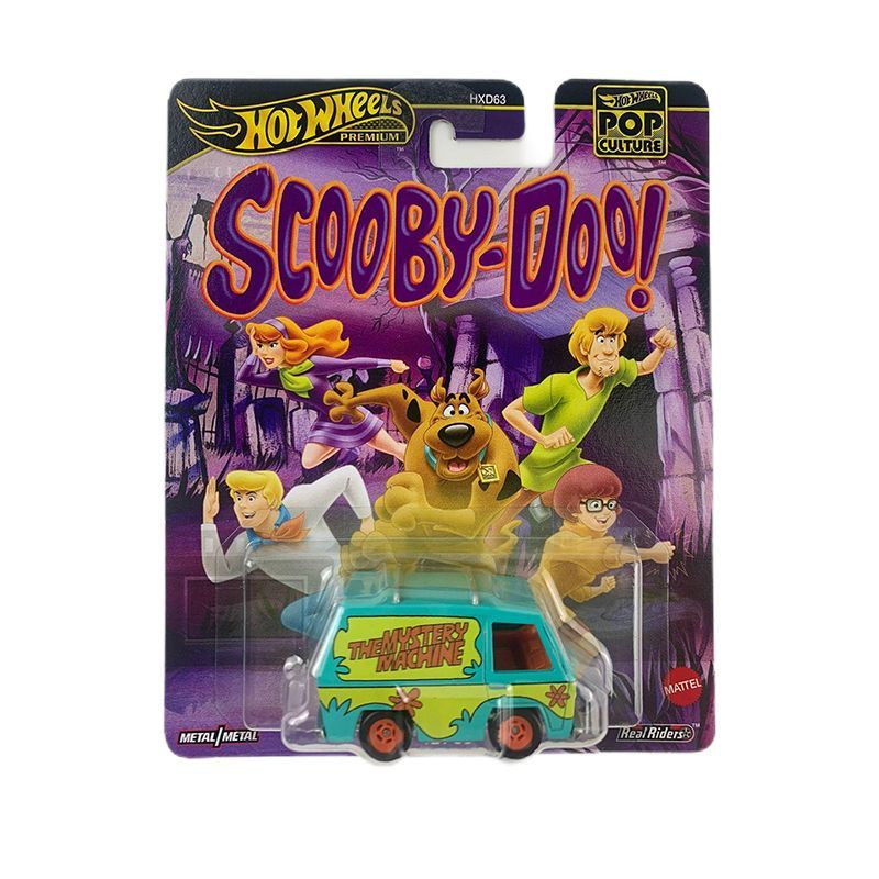 Машинка Mattel Hot Wheels Премиум автомобиль Поп-культура HXD63-Mystery Machine (Scooby-Doo)  #1