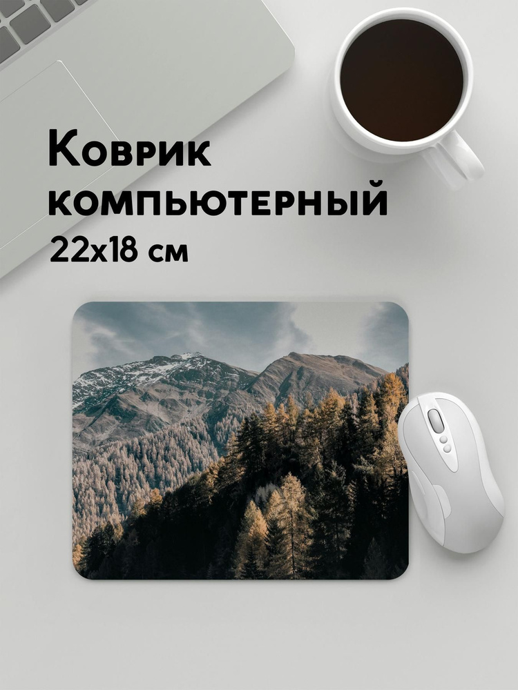 PANiN Коврик для мыши MousePad22x18WC_WC127721, серый, черный матовый #1